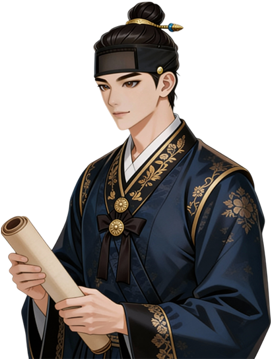 사주팔자 백그라운드 이미지 모바일